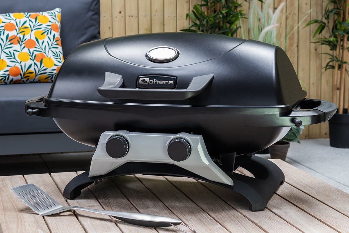 Sahara Storm 2 Burner Gas BBQ Black | 21702
