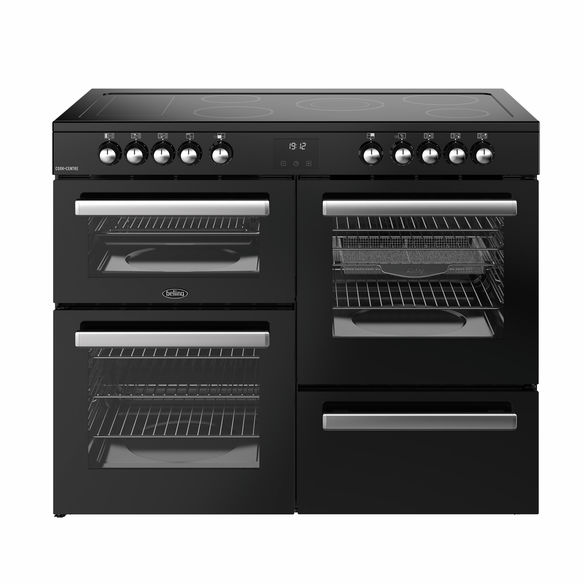 Belling Cookcentre 110cm Electric Range Cooker - Black | CC110EBLK