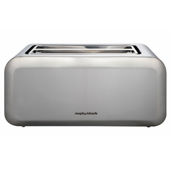 Morphy Richards 4 Slice Long Slot Toaster Brushed Steel | 980584