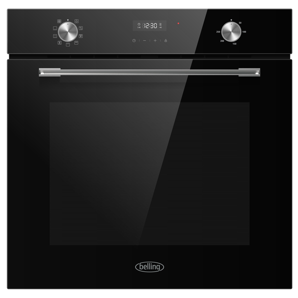 Belling 72L Built-In Multifunction Single Oven Black | BI69MFBLK