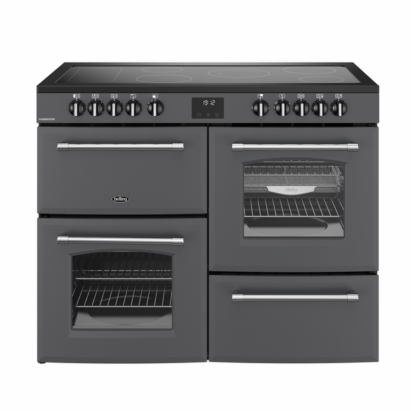 Belling Farmhouse 110cm Electric Range Cooker Anthracite | 444411834