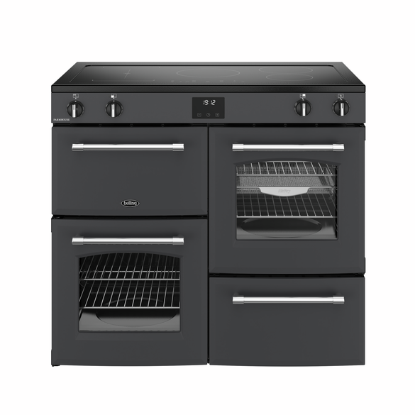 Belling Farmhouse 100cm Induction Range Cooker Anthracite | 444411831
