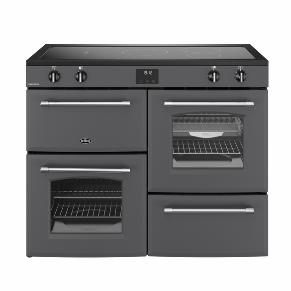 Belling Farmhouse 110cm Induction Range Cooker - Anthracite | 444411840