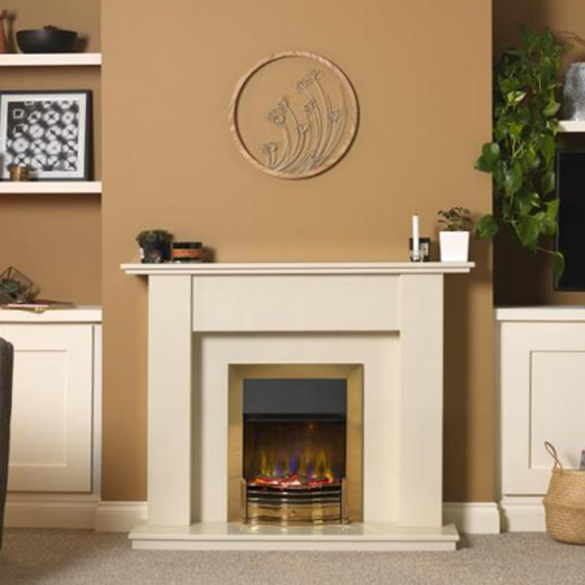 Dimplex Dumfries Optiflame 3D Inset Electric Fire - Brass | DMF20BR