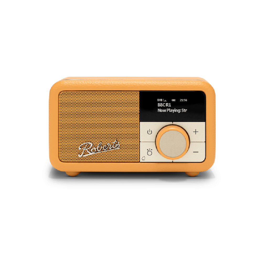 Roberts Revival Petite 2 FM/DAB Bluetooth Radio, Sun Yellow REV-PETITE2SY