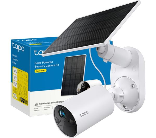 TP-Link Tapo C410 2K Solar-Powered Security Camera Kit | TAPOC410KIT