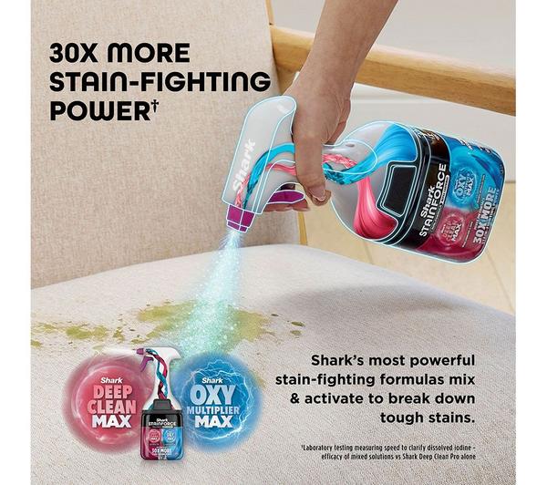 Shark StainForce Cordless Stain-Destroying Spot Cleaner – Grey/Orange | HX100UKT
