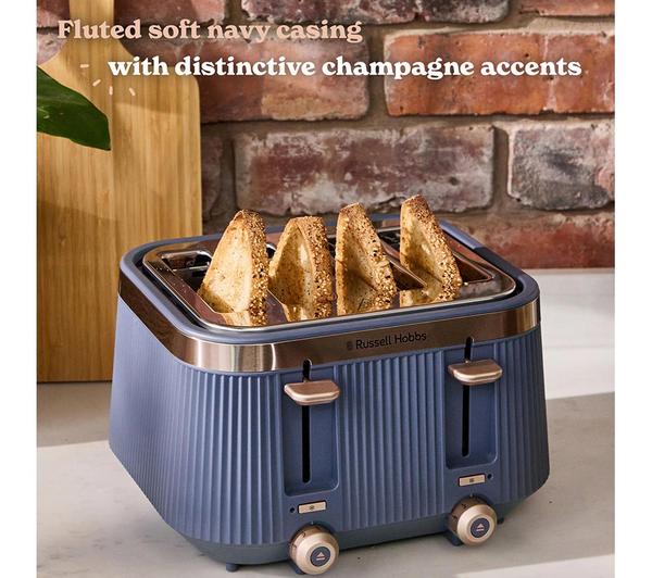 Russell Hobbs Brontë 4 Slice Toaster Soft Navy | 26772