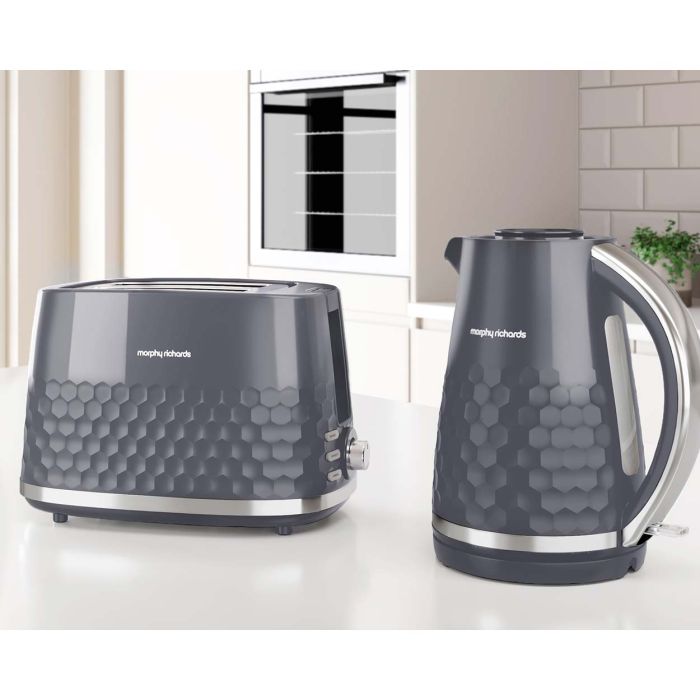 Morphy Richards 2 Slice Hive Toaster - Grey | 220033 Morphy Richards Toaster Foys Electrical Cootehill Electrical Foys Electrical Cootehill