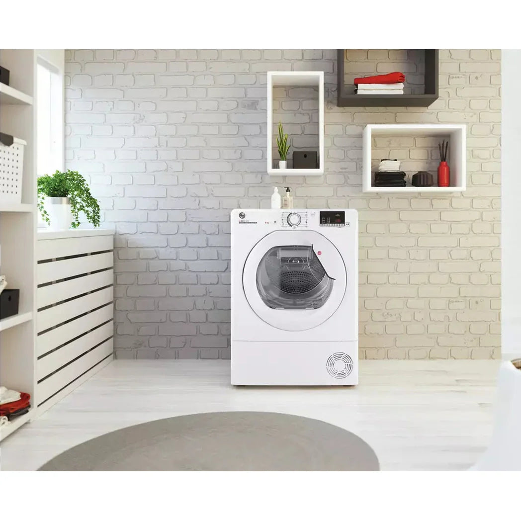 Hoover HLE H8A2DE 80 8KG Heat Pump Tumble Dryer - White | HLEH8A2DE-80 Hoover Washing Machine Foys Electrical Cootehill Electrical Foys Electrical Cootehill