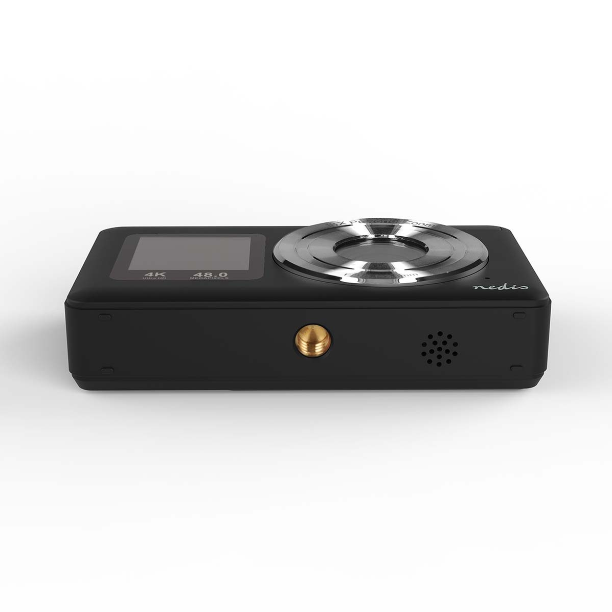 Nedis Dual Screen 48MP 4K Digital Camera Black | HM41PC2530
