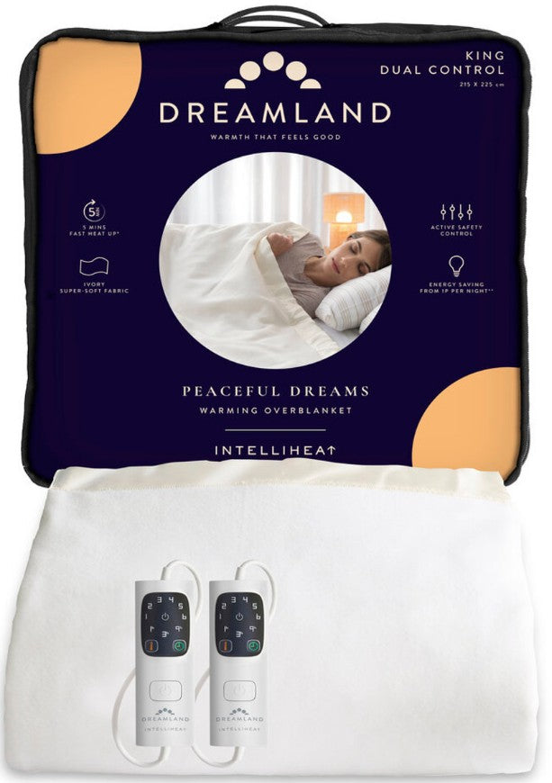 Dreamland Peaceful Dreams King Electric Overblanket Dual Control | 16926