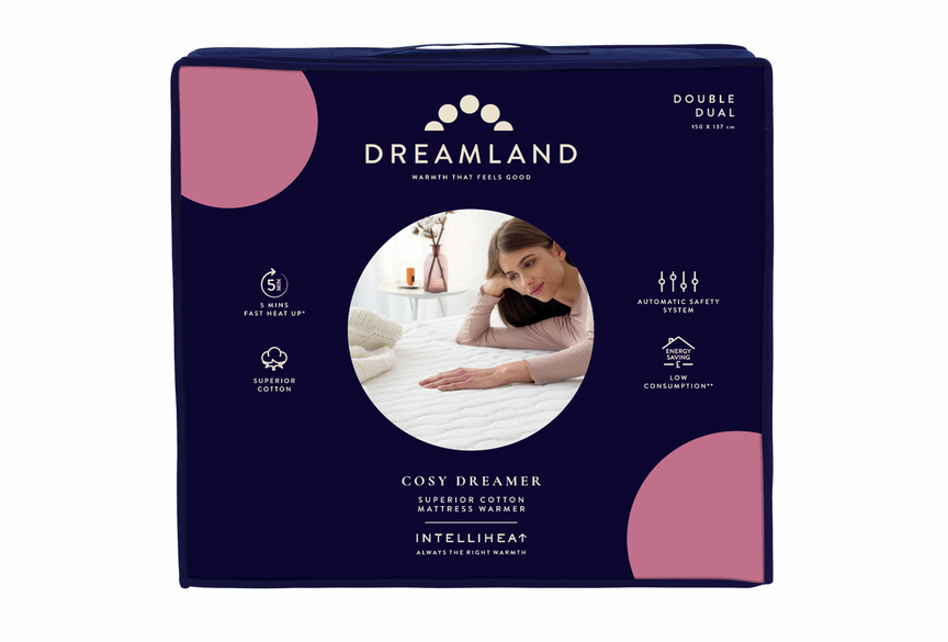 Dreamland Cosy Dreamer Double Electric Underblanket with Dual Controls | 16995C