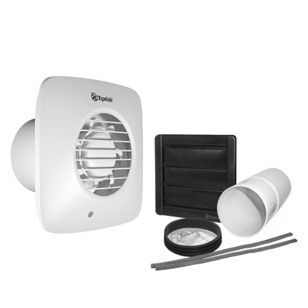 Xpelair Simply Silent Square Extractor Fan DX100BTS