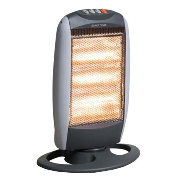 Home Collection 1.2kW Halogen Heater Black/Grey | 19502