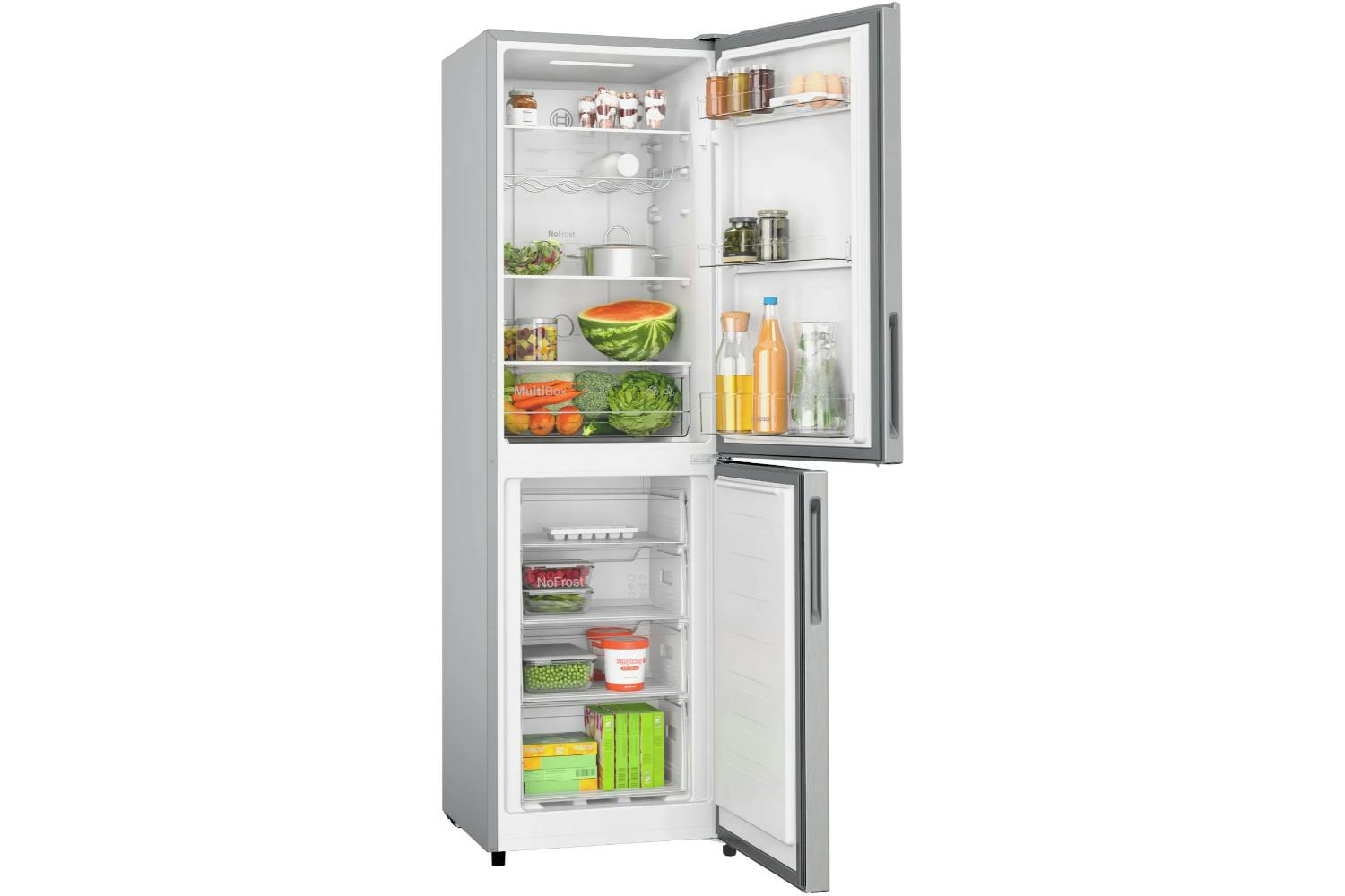 Bosch Series 2 50/50 Frost Free Fridge Freezer Silver | KGN27NLEAG