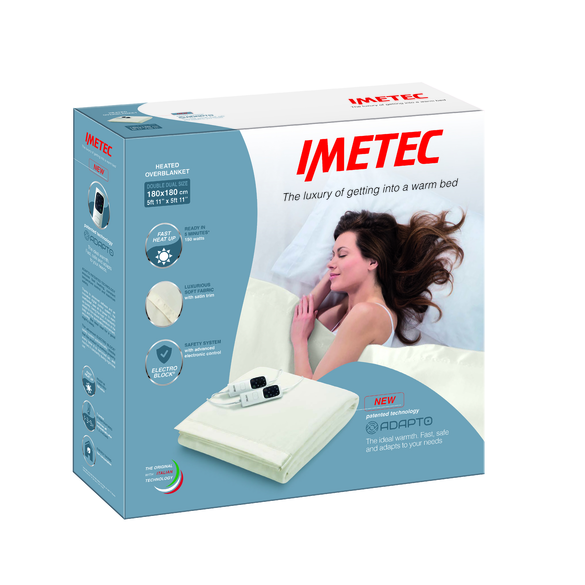 Imetec Fleece Adapto Double Dual Overblanket | 16754