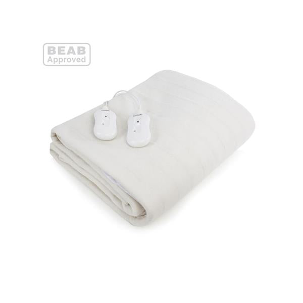 Home Collection Double Fitted Electric Blanket White | 20993
