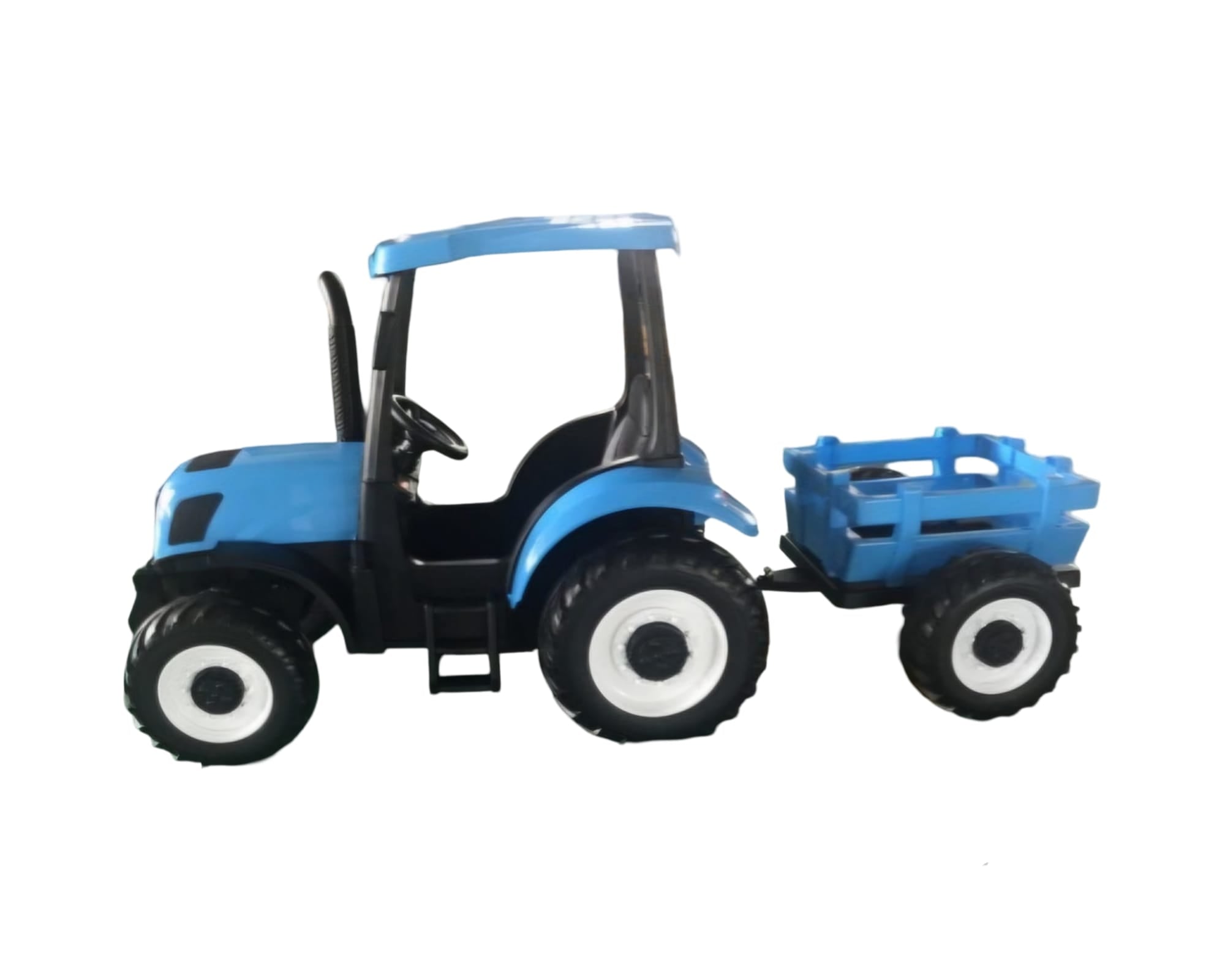 New Holland 24V Electric Blue Tractor with Trailer