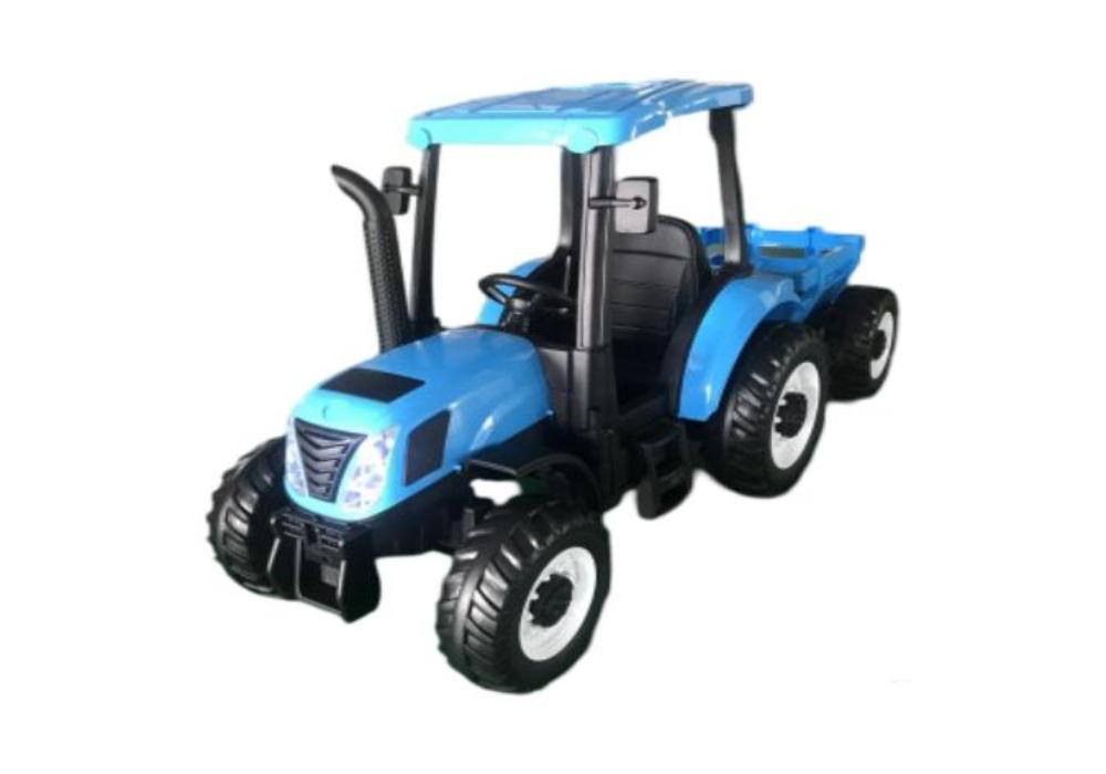 New Holland 24V Electric Blue Tractor with Trailer