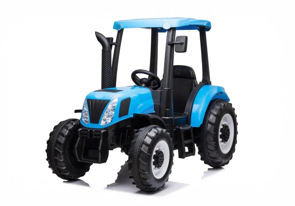 New Holland 24V Electric Blue Tractor with Trailer