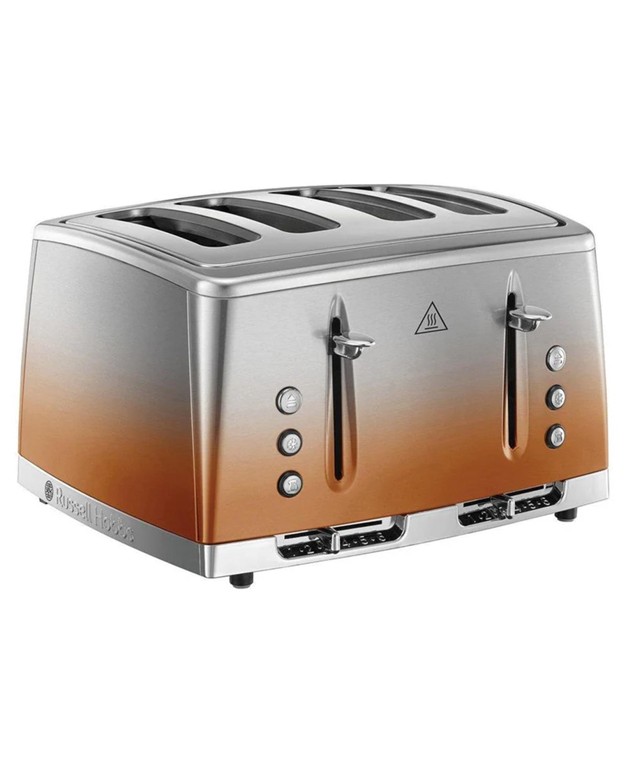 Russell Hobbs 4 Slice Eclipse Toaster | Copper Sunset - 25143 Foys Electrical Cootehill Letterkenny