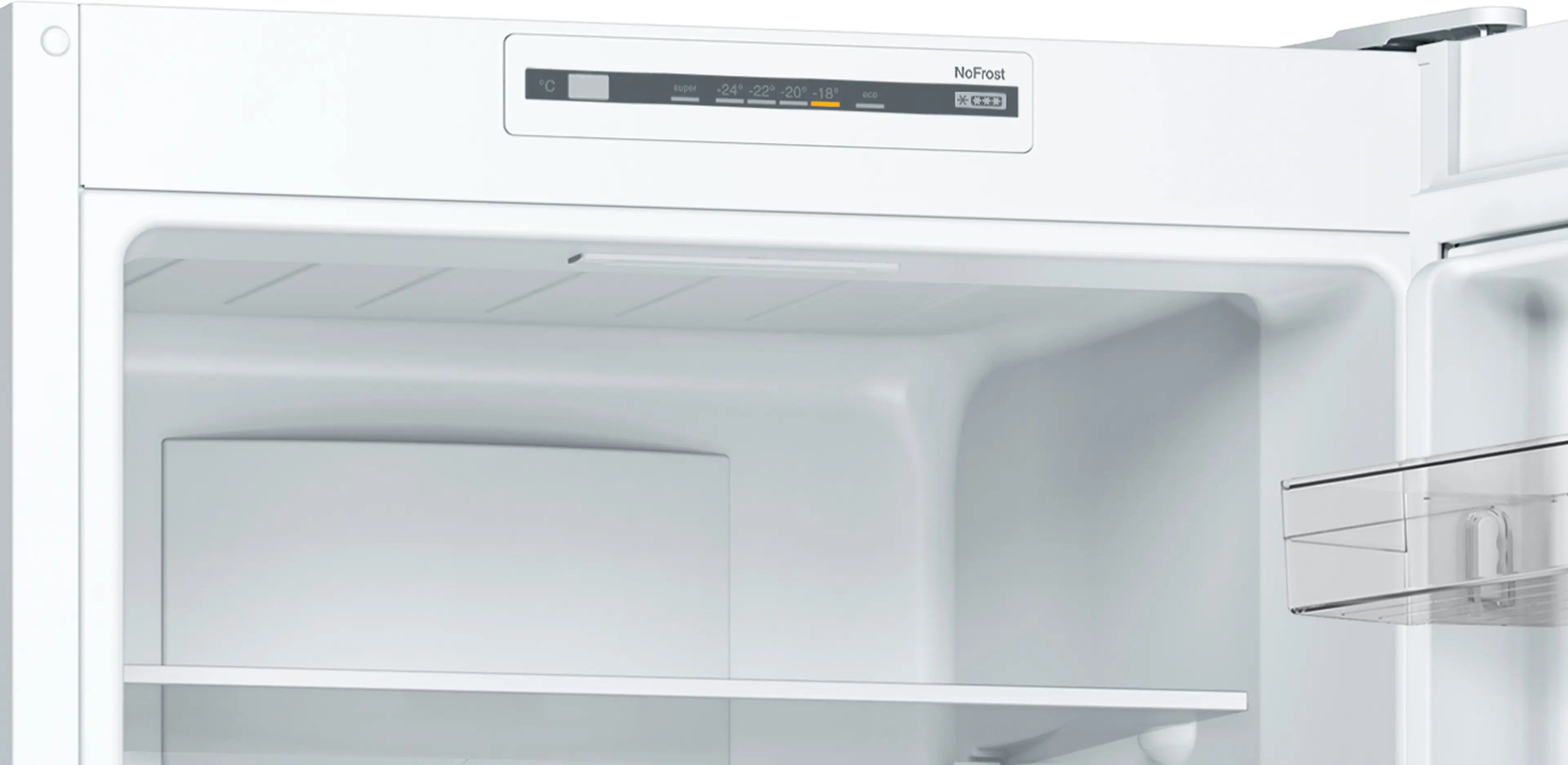 Bosch Series 2 282L Total No Frost Fridge Freezer White | KGN33NWEBG