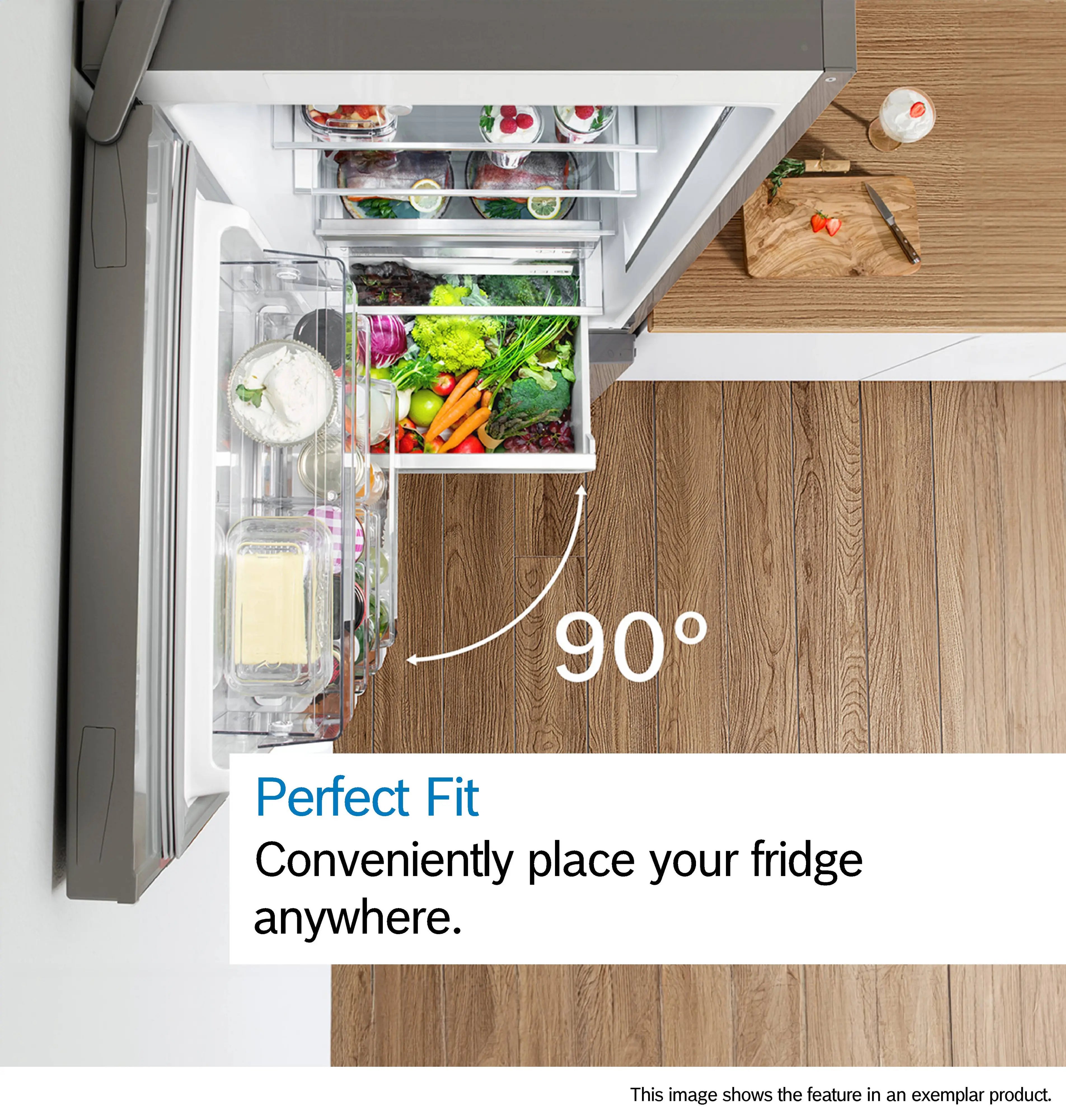 Bosch Series 2 282L Total No Frost Fridge Freezer White | KGN33NWEBG