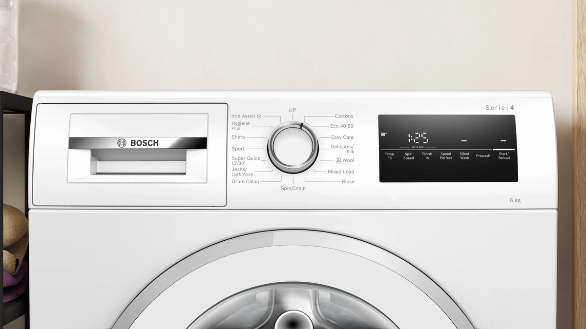 Bosch Series 4 8kg 1400rpm Washing Machine White | WAN28254GB