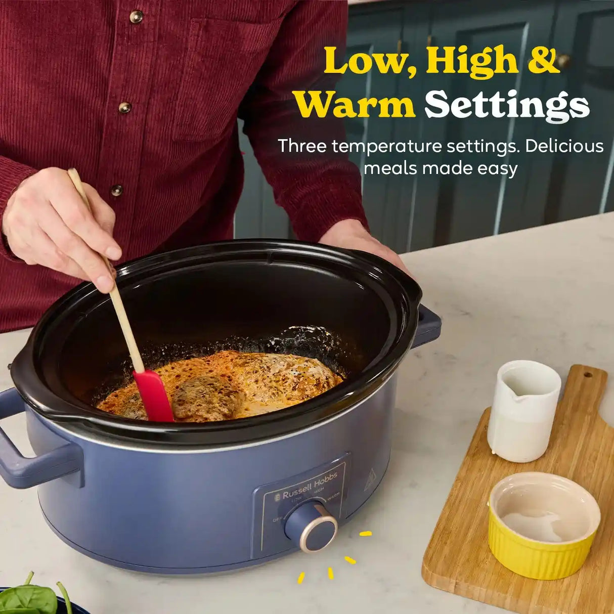 Russell Hobbs 7L Slow Cooker Navy | 28780