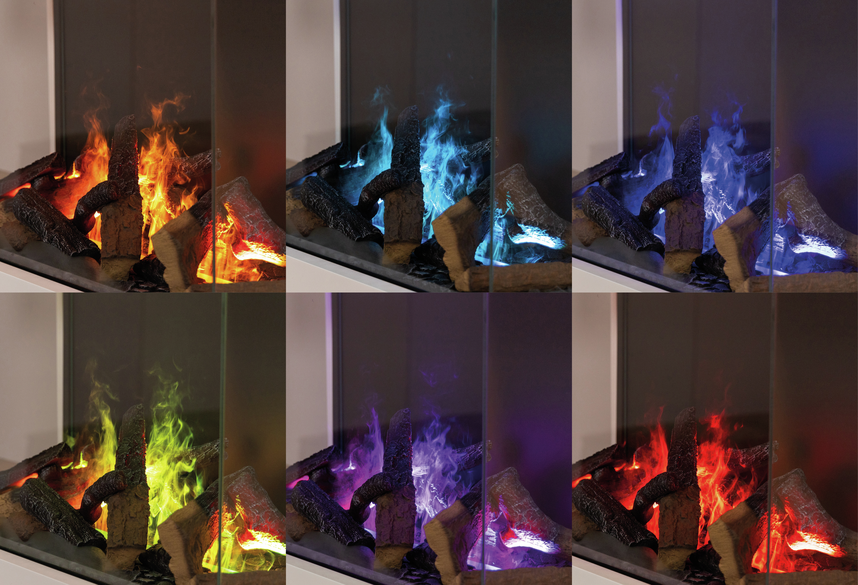 Dimplex 3 Step Multicolour Electric Fire 3-STEP-RGB-EU