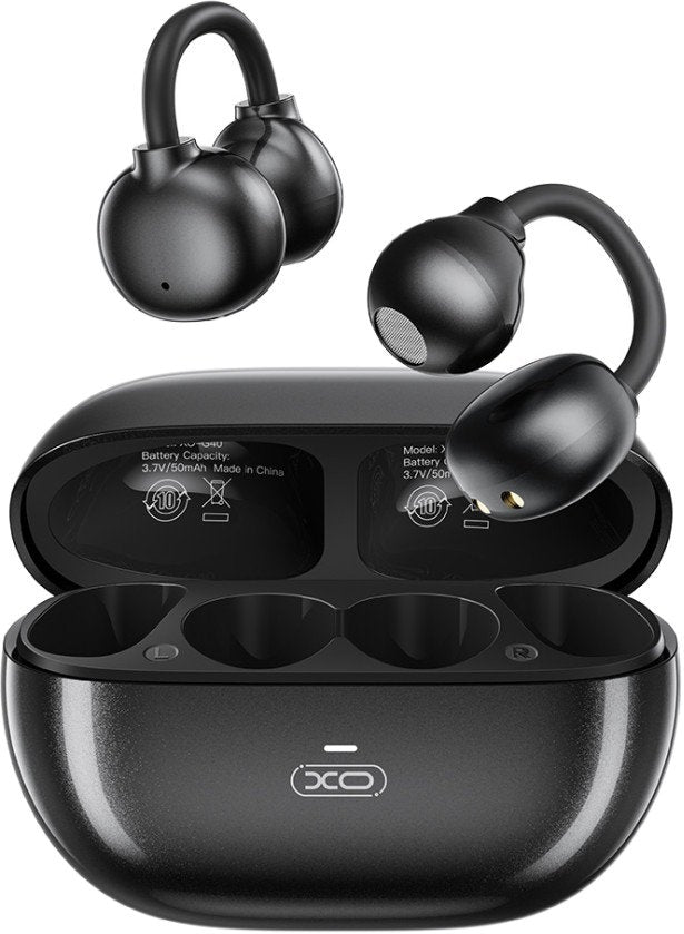 XO G40 Open-Ear Clip-On Wireless Earbuds Black | EXSXO-G40B