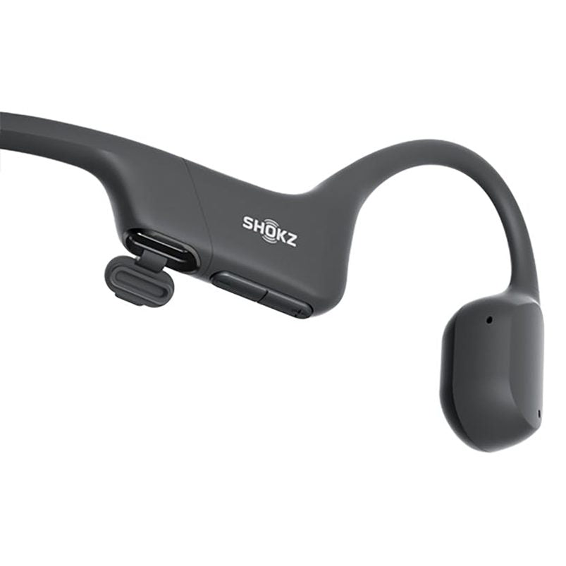 Shokz OpenRun 9th Gen Bone Conduction Wireless Sport Headphones – Black | 38-S805-ST-BK Shokz Headphones Foys Electrical Cootehill Electrical Foys Electrical Cootehill