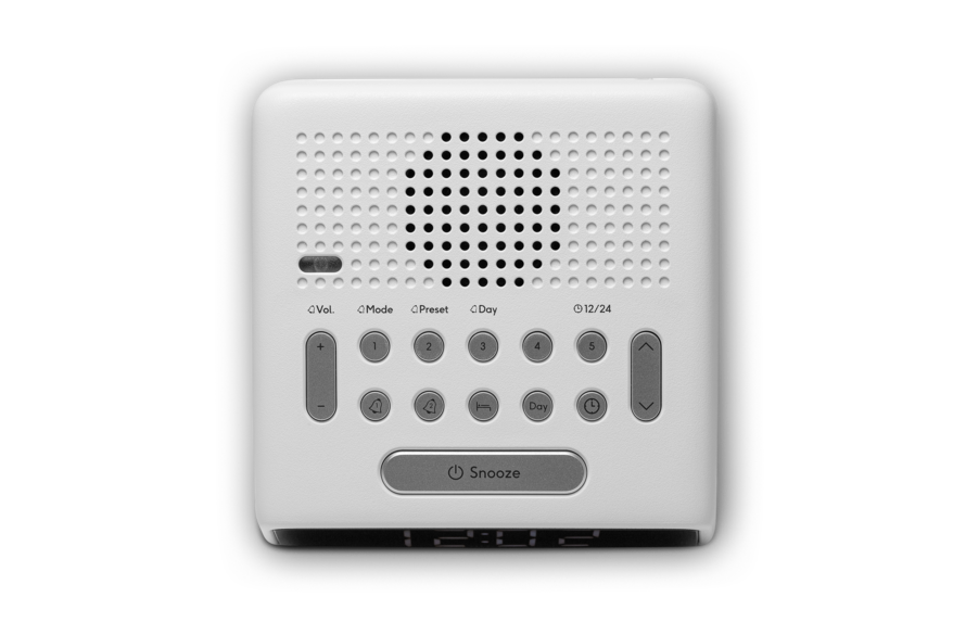 Roberts Ortus FM Dual Alarm FM Clock Radio in White
