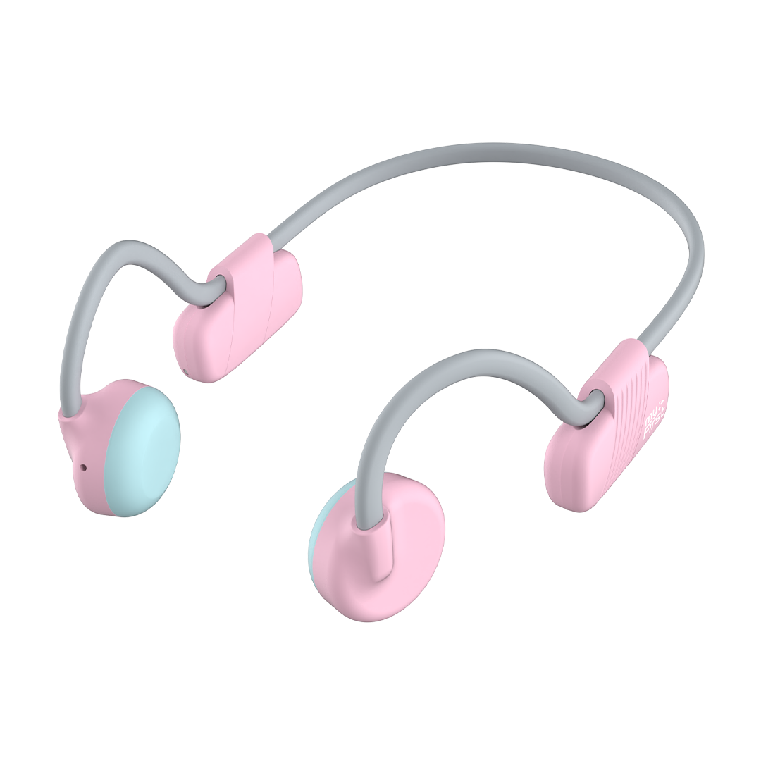 myFirst Headphones BC Wireless Lite - Bone Conduction, 85dB Safe, IP68 Waterproof - Pink | 256-FH8504SA-PK01 Headphones