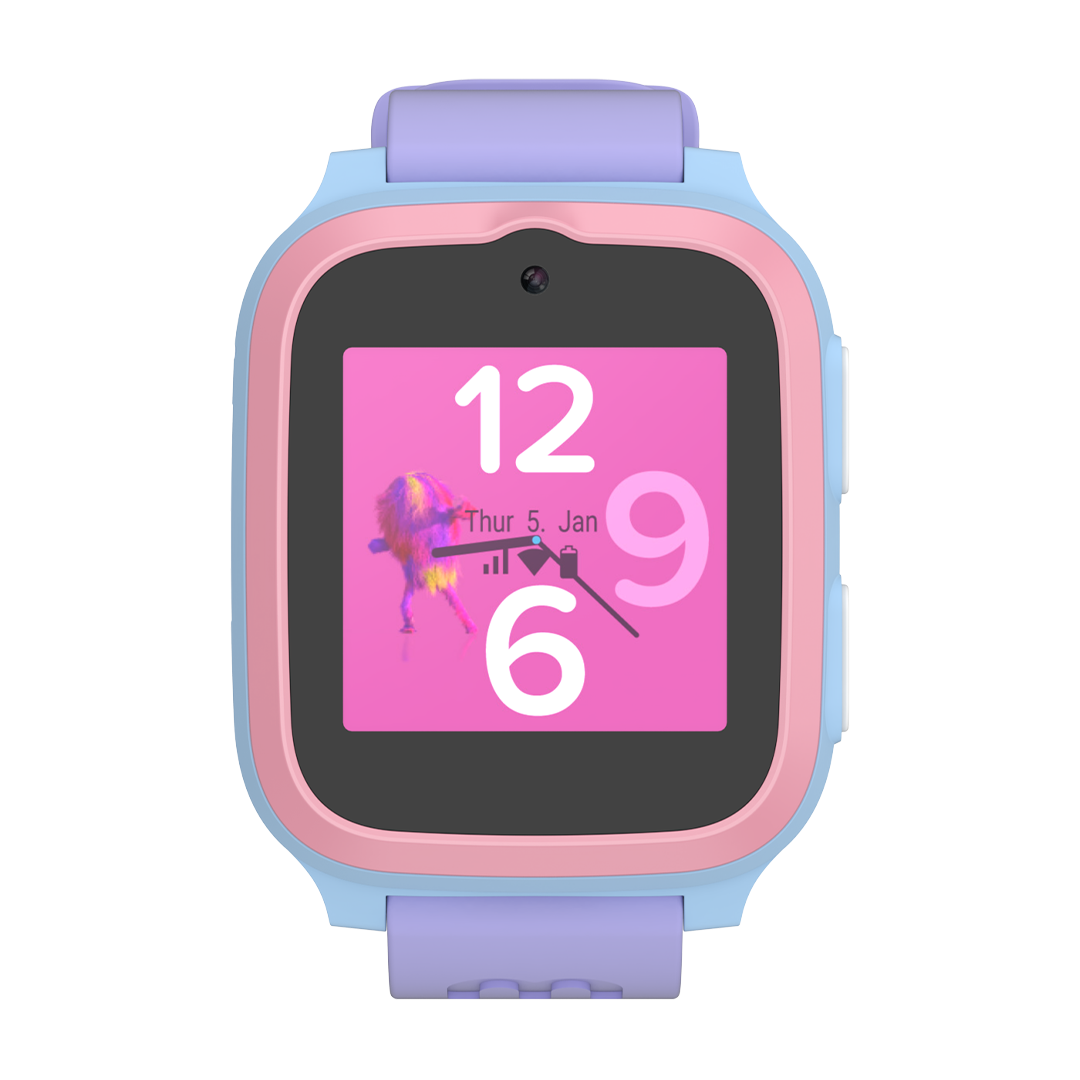 myFirst Fone S3 - 4G Kids Smart Watch with 1.4" Round AMOLED & GPS - Cotton Candy | 256-KW1401SA-CC02 Smart Watch