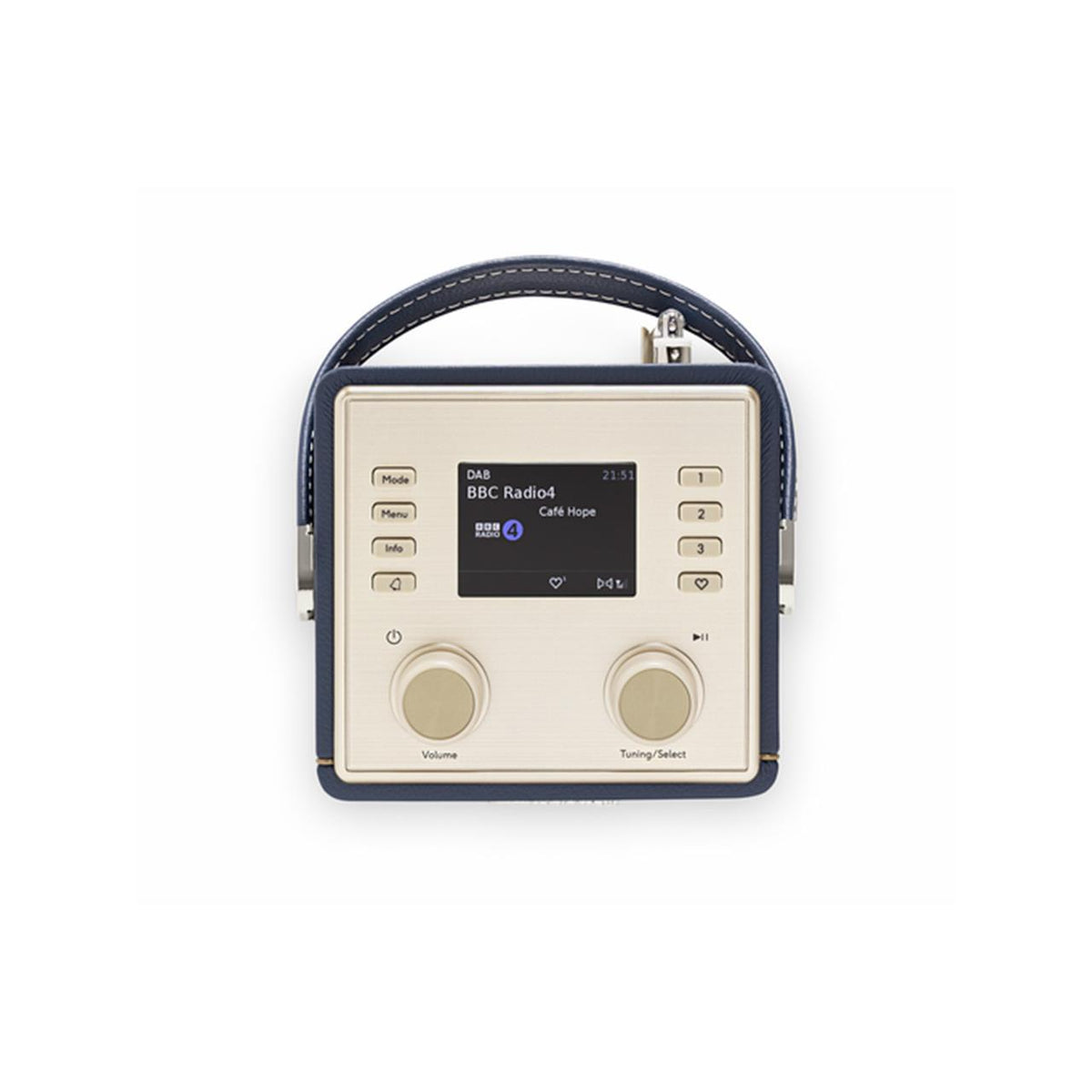 Roberts Revival Mini 2 DAB+ FM Bluetooth Radio Midnight Blue | REV-MINI2MB