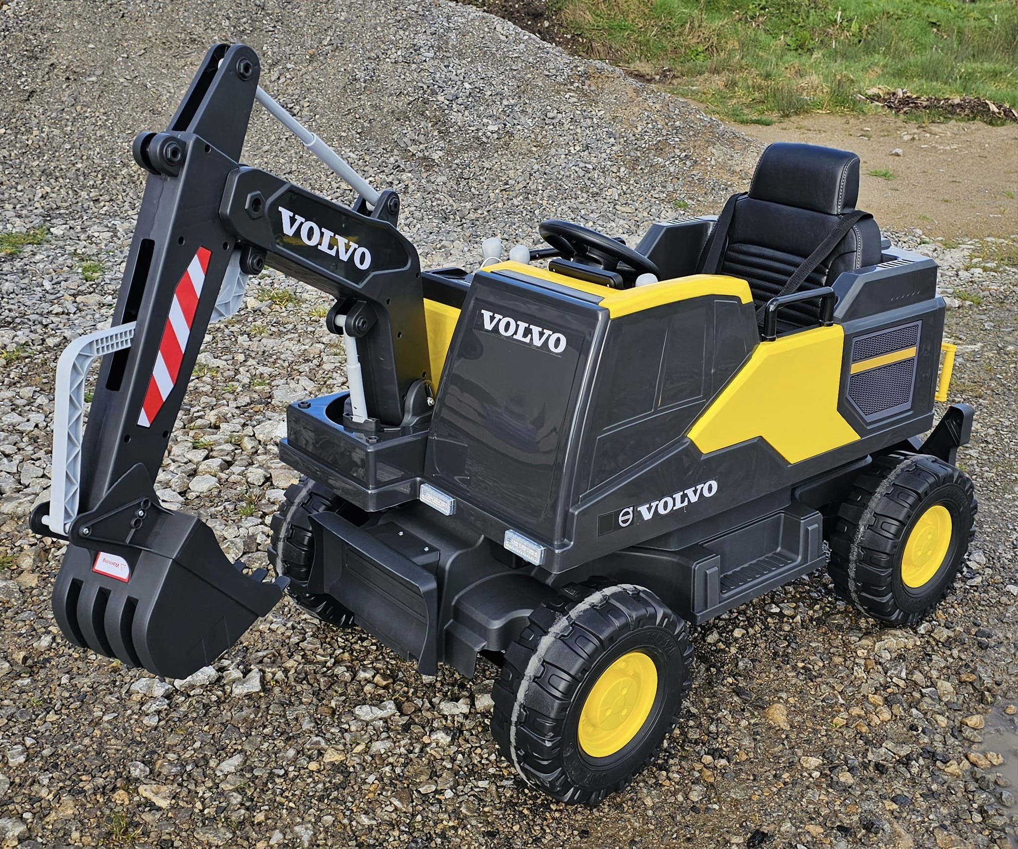 Licensed Volvo Electric Digger Ride On Excavator