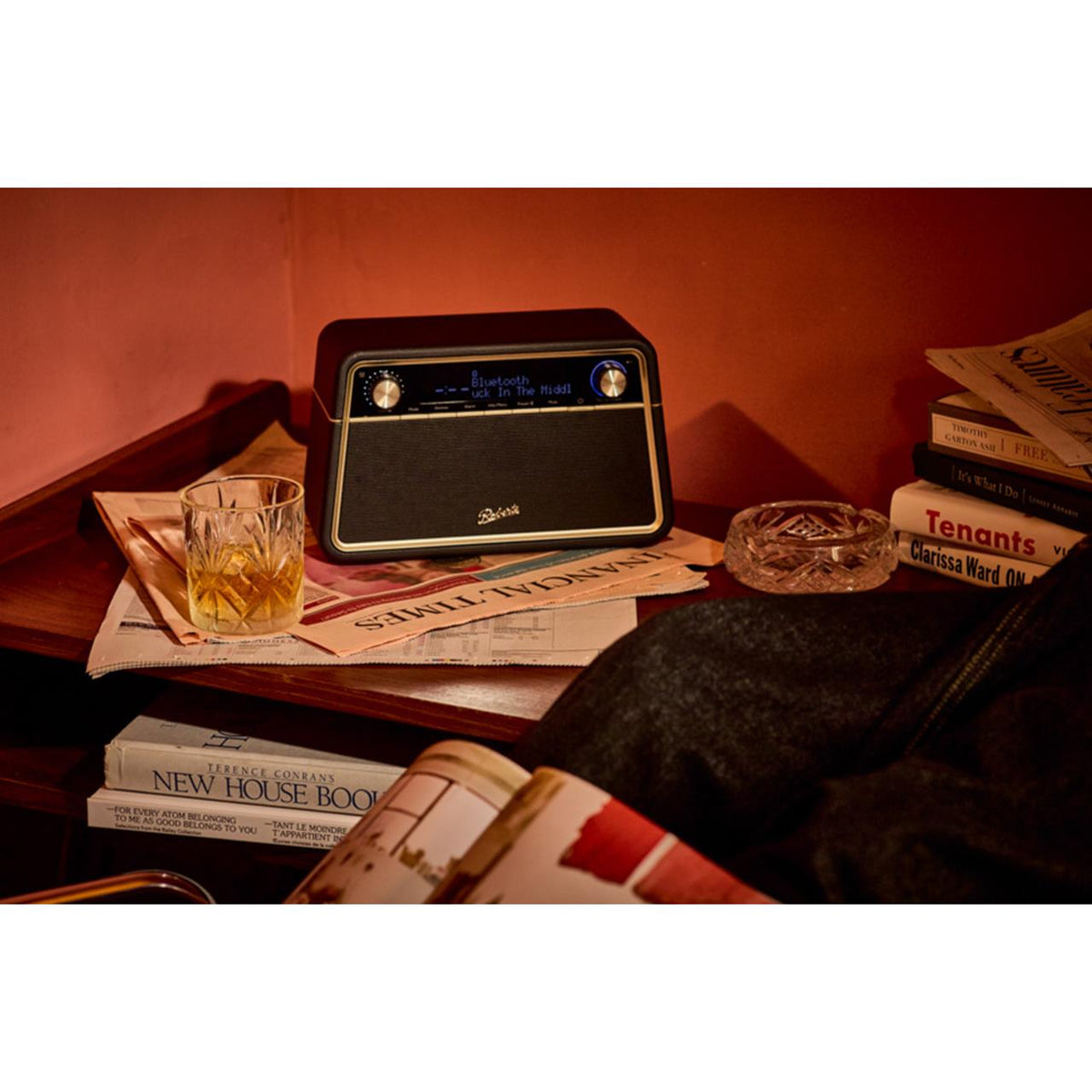 Roberts Reva DAB+ FM Bluetooth Tabletop Radio Black | REVABK