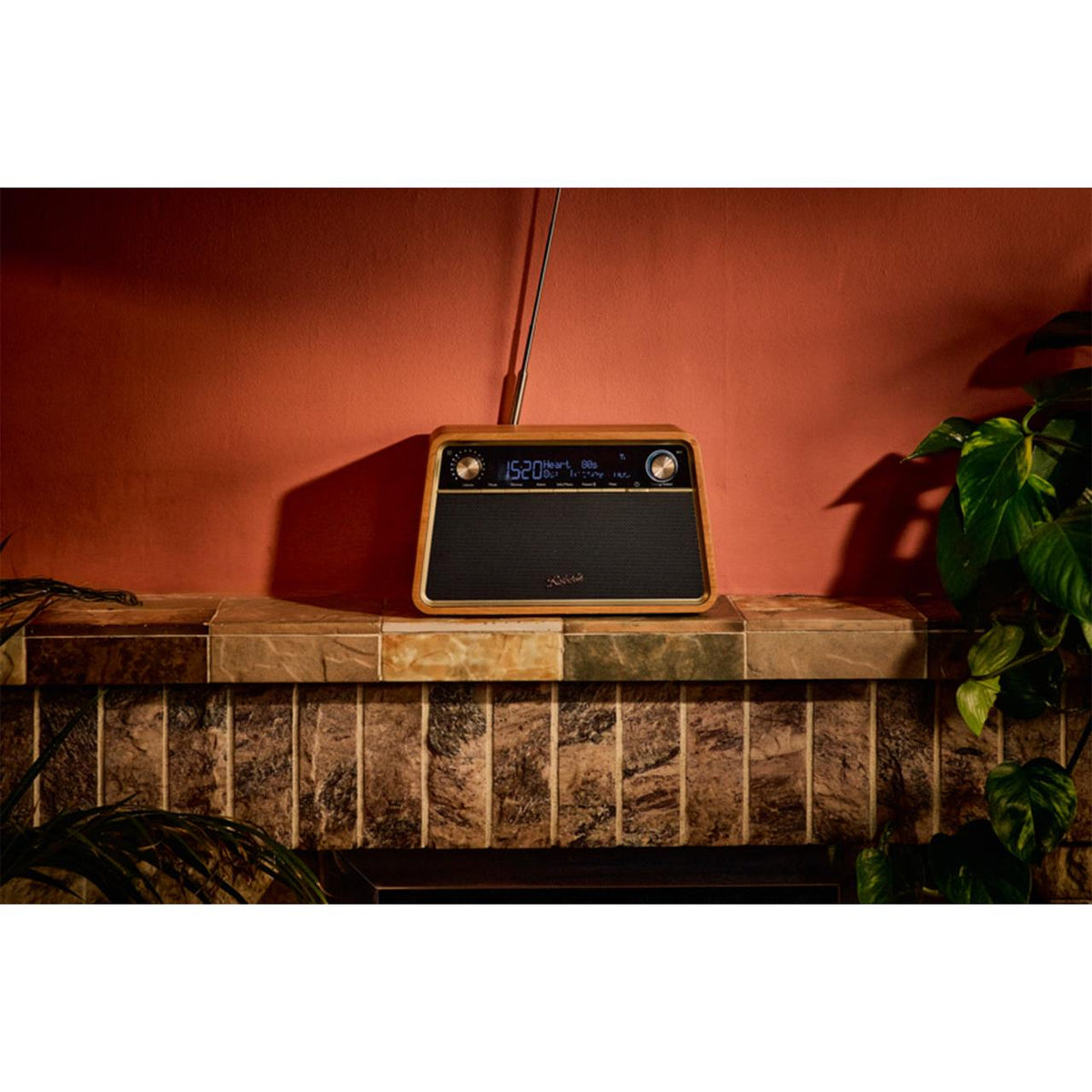Roberts Reva DAB+ FM Bluetooth Tabletop Radio Cherry | REVACH