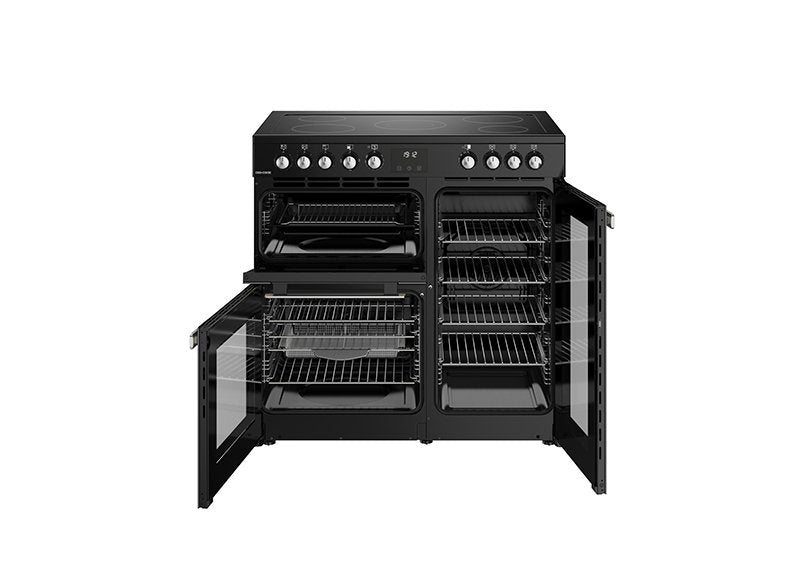 Belling Cookcentre 90cm Electric Range Cooker Black | CC90EBLK