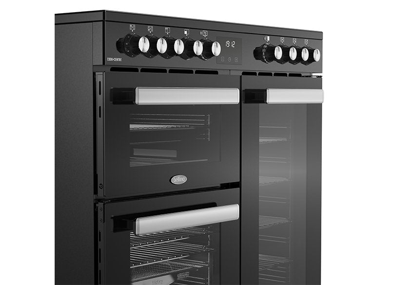 Belling Cookcentre 90cm Electric Range Cooker Black | CC90EBLK