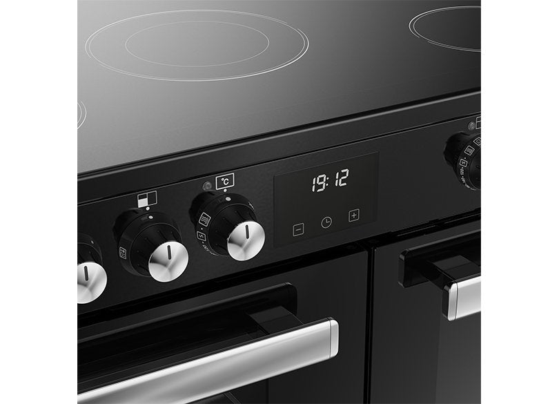 Belling Cookcentre 90cm Electric Range Cooker Black | CC90EBLK