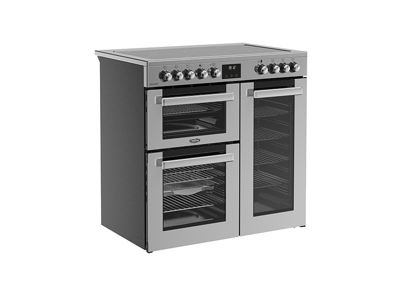 Belling Cookcentre 90cm Induction Range Cooker Stainless Steel | CC90EISTA