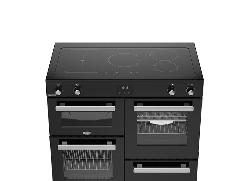 Belling Cookcentre 100cm Induction Range Cooker Black | CC100EIBLK
