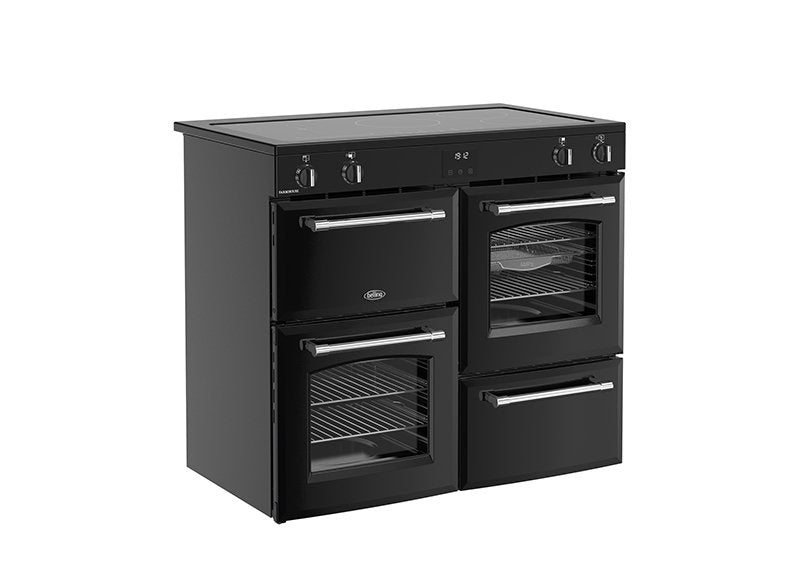 Belling Farmhouse 100cm Induction Range Cooker Anthracite | 444411831
