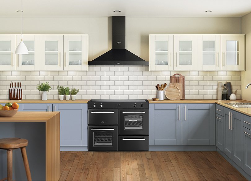 Belling Farmhouse 110cm Electric Range Cooker Anthracite | 444411834
