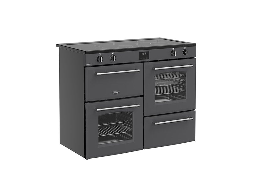 Belling Farmhouse 110cm Electric Range Cooker Anthracite | 444411834