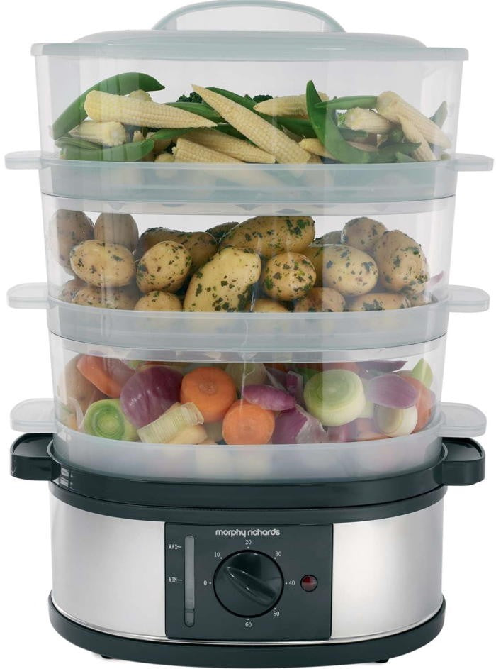 Morphy Richards 3 Tier Food Steamer | 48755 Food Steamer