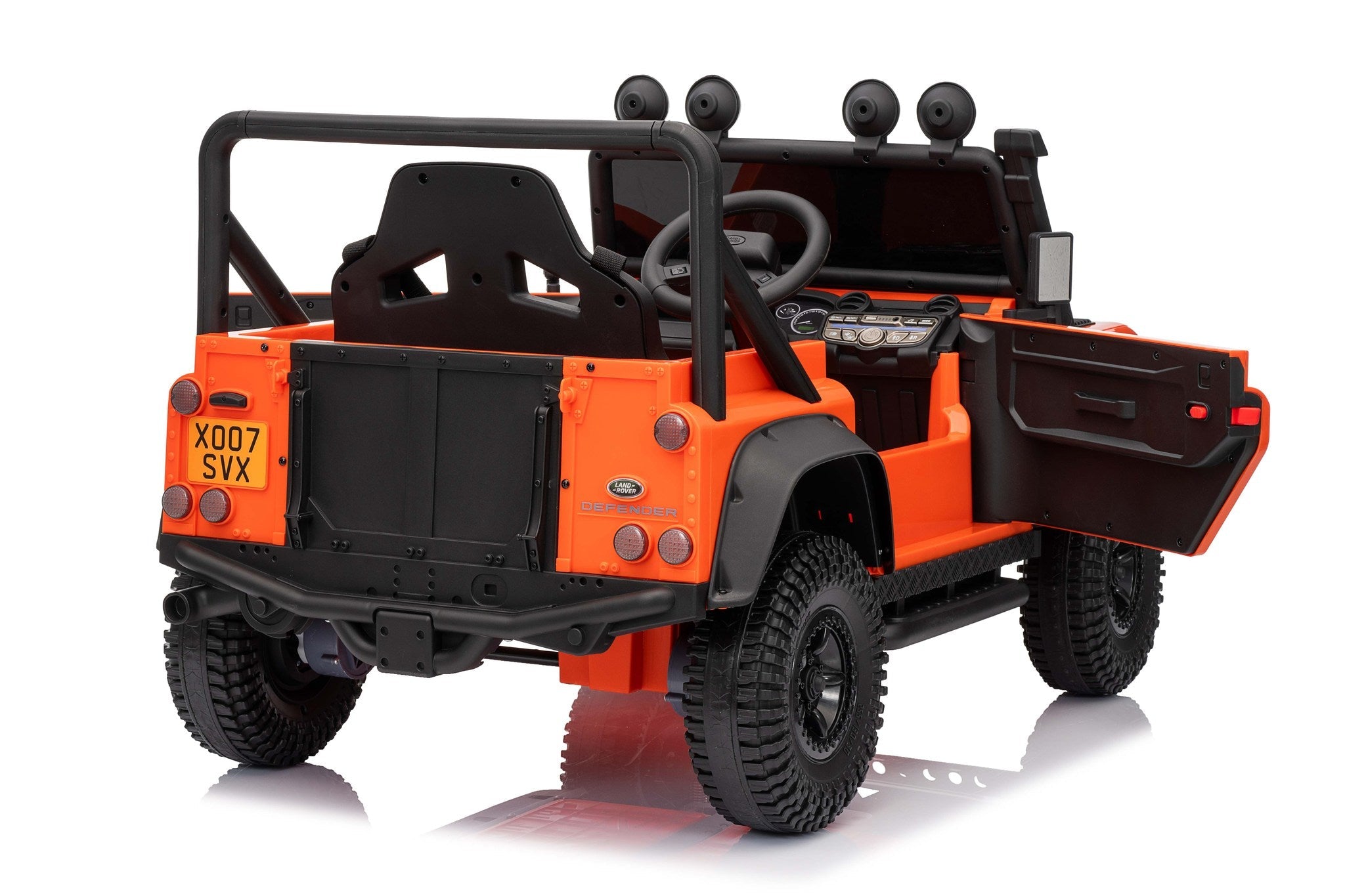 Landrover Defender Official 12V Ride On for Kids in Orange